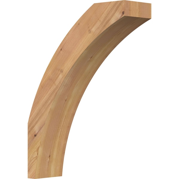 Ekena Millwork 5 1/2"W x 18"D x 24"H Thorton Smooth Knee Brace, Western Red Cedar BRC06X18X24THR00SWR - main